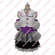 画像1: ももいろクローバーZ ももクロ Z女戦争 紫色 高城れに コスプレ衣装 (1)