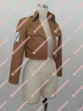画像2: 進撃の巨人 リヴァイ 訓練兵団 エレン・イェーガー ミカサ アルミン ジャケット コート　コスプレ衣装 (2)