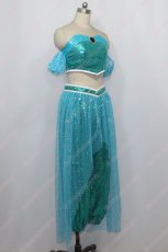 画像2: 高品質 実物撮影 ジャスミン プリンセス  アラジンと魔法のランプ アラジン Aladin 風 コスプレ衣装 コスチューム オーダーメイド (2)