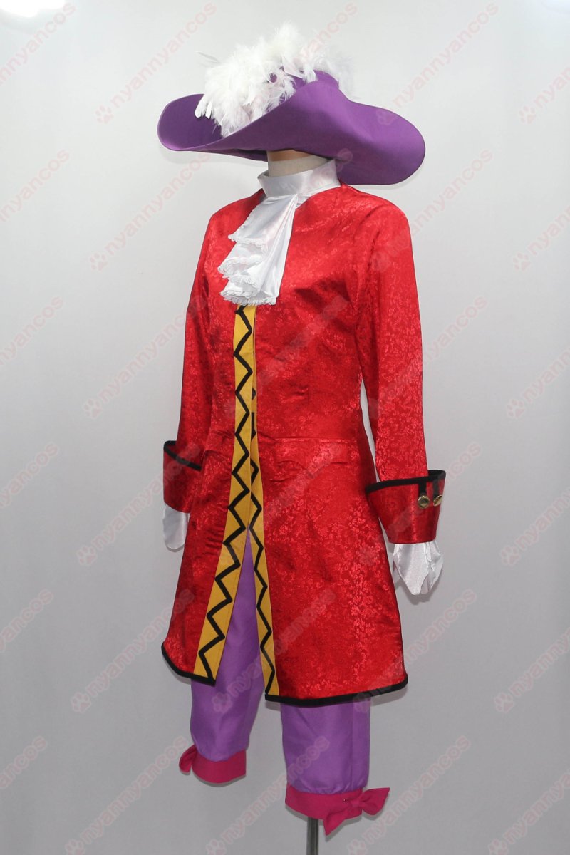 画像3: 高品質 実物撮影 フック船長 ピーター・パン 風 コスプレ衣装 コスチューム オーダーメイド (3)