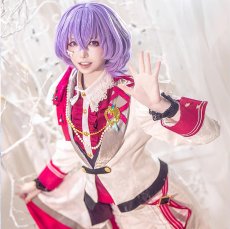 画像1: 高品質 実物撮影 ユメ エス カンナ ライカ 冴霧笑主 　花群冬芽　名都神無　 宝丈萊香 溶けた心 思い出のスノーホワイト ベリイ・ベリイ・スイート・ホワイト あんさんぶるスターズ! あんスタ 風 コスチューム コスプレ衣装  オーダーメイド (1)