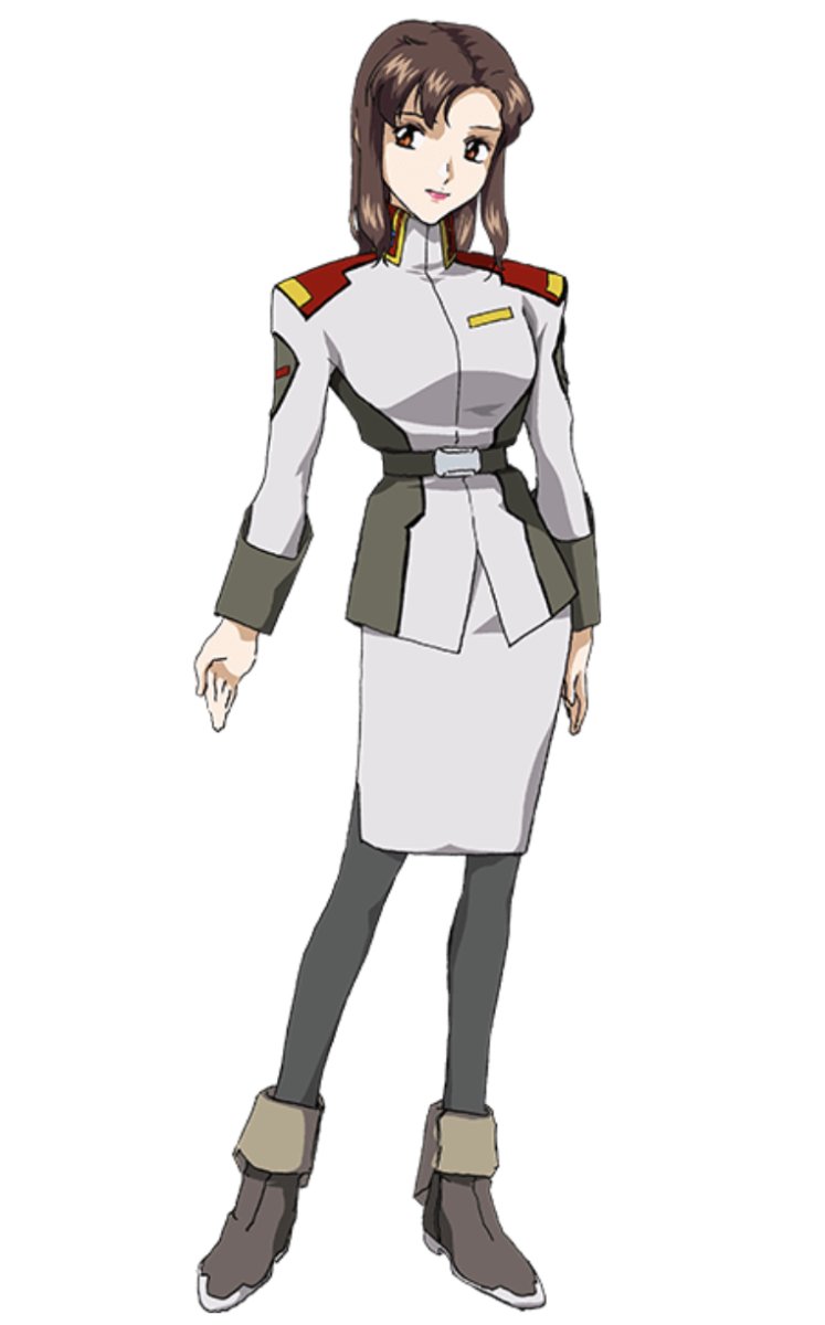 画像1: マリュー・ラミアス 地球連合軍制服 機動戦士ガンダムSEED 風 コスプレ衣装 コスチューム オーダーメイド (1)