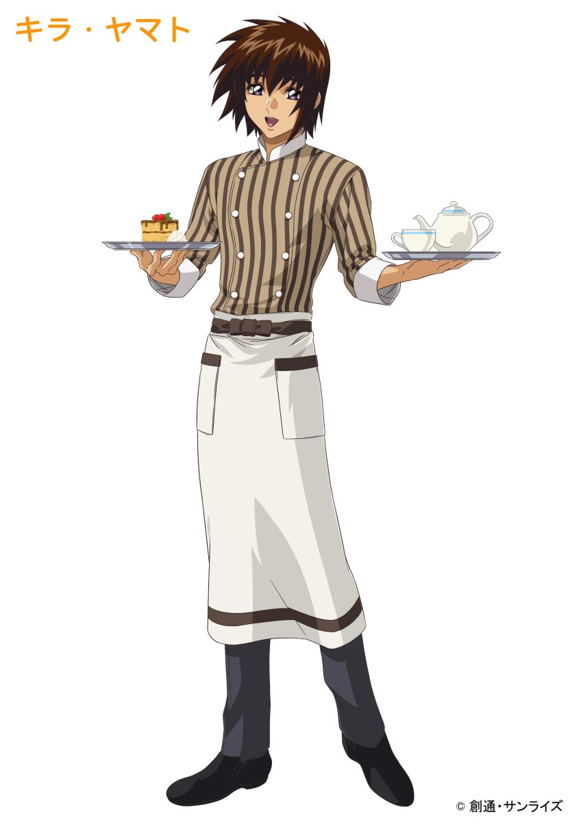 画像2: 機動戦士ガンダムSEED FREEDOM カフェ  ラクス・クライン/キラ・ヤマト/アスラン・ザラ/カガリ・ユラ・アスハ コスプレ衣装　 (2)