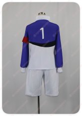 画像4: 高品質 実物撮影 南雲原中 ユニフォーム ジャージ イナズマイレブン 英雄たちのヴィクトリーロード 風  コスプレ衣装 コスチューム オーダーメイド  (4)