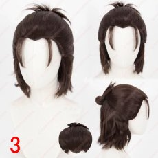 画像3: 高品質 実物撮影 エレン・イェーガー   進撃の巨人   風  コスプレウィッグ かつら cosplay wig 耐熱ウィッグ 専用ネット付 (3)