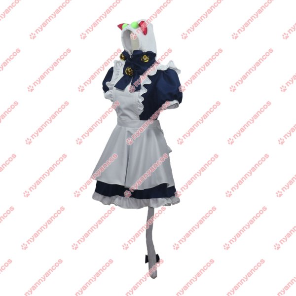 S*様 デ・ジ・キャラット　＜でじこ＞　コスプレ衣装　猫耳メイド服セット デ・ジ・キャラット ショコラ でじこ コスプレ衣装 コスチューム