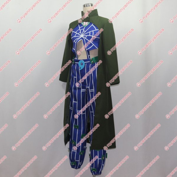 高品質 実物撮影 空条徐倫 ジョジョの奇妙な冒険 風 コスプレ衣装