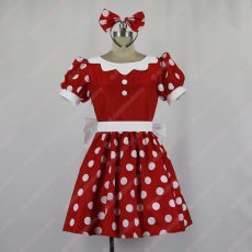 画像1: 高品質 実物撮影 ミニー  風 コスプレ衣装 コスチューム オーダーメイド (1)