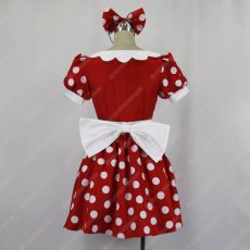 画像5: 高品質 実物撮影 ミニー  風 コスプレ衣装 コスチューム オーダーメイド (5)