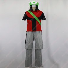 画像1: 高品質 実物撮影  ユウキ  ポケットモンスター エメラルド  ポケモン 風 コスプレ衣装 コスチューム オーダーメイド (1)