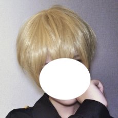 画像1: 高品質 実物撮影  松野千冬 風 東京リベンジャーズ コスプレウィッグ かつら cosplay wig 耐熱ウィッグ 専用ネット付 (1)