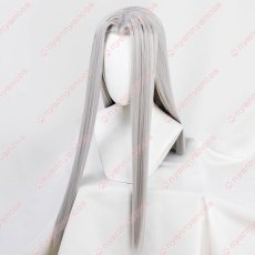 画像1: 高品質 実物撮影  セフィロス Sephiroth FF7 ファイナルファンタジーVII 風   コスプレウィッグ かつら cosplay wig 耐熱ウィッグ 専用ネット付 (1)