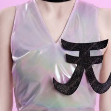 画像5: 高品質 実物撮影 ポリエステル パンスト パンティ&ストッキングwithガーターベルト  風 コスプレ衣装 コスチューム (5)