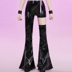 画像7: 高品質 実物撮影 ポリウレタン パンスト パンティ&ストッキングwithガーターベルト  風 コスプレ衣装 コスチューム (7)