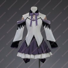 画像1: 高品質 実物撮影  暁美ほむら  劇場版 魔法少女まどか☆マギカ ワルプルギスの廻天   風 コスプレ衣装 コスチューム (1)