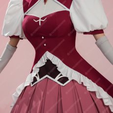 画像9: 高品質 実物撮影  佐倉杏子 劇場版 魔法少女まどか☆マギカ ワルプルギスの廻天   風 コスプレ衣装 コスチューム (9)