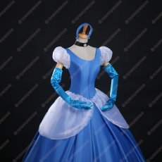 画像4: 高品質 実物撮影 シンデレラ Cinderella プリンセス ドレス ハロウィン お姫様 風 コスプレ衣装 コスチューム オーダーメイド (4)