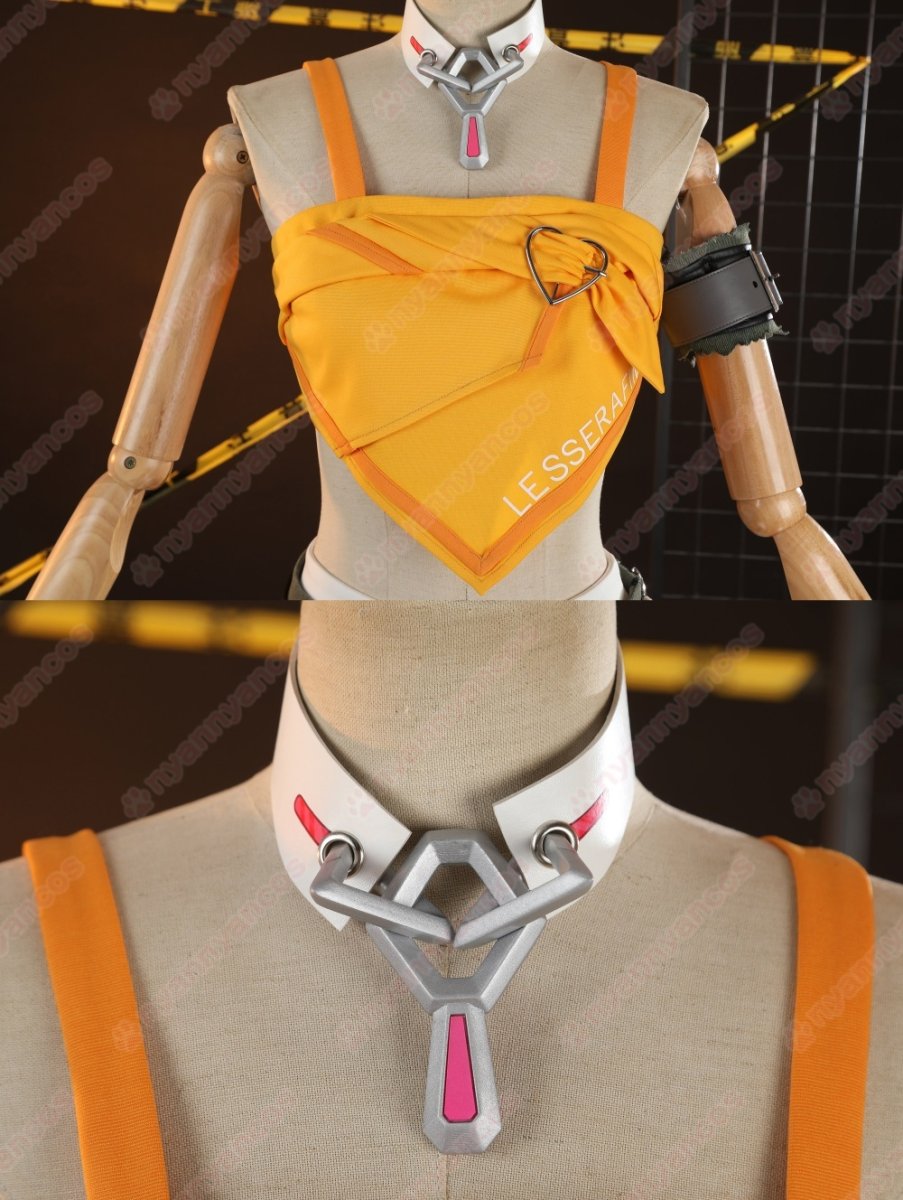 画像11: 高品質 実物撮影 マーシー  LE SSERAFIM ルセラフィム  オーバーウォッチ2 Overwatch 2 風  コスプレ衣装 コスチューム (11)