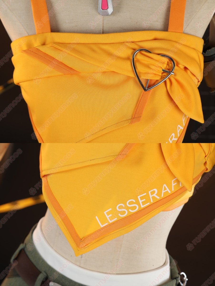 画像12: 高品質 実物撮影 マーシー  LE SSERAFIM ルセラフィム  オーバーウォッチ2 Overwatch 2 風  コスプレ衣装 コスチューム (12)