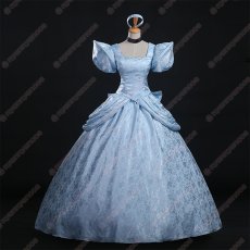 画像1: 高品質 実物撮影 シンデレラ Cinderella プリンセス ドレス ハロウィン お姫様 風 コスプレ衣装 コスチューム オーダーメイド (1)
