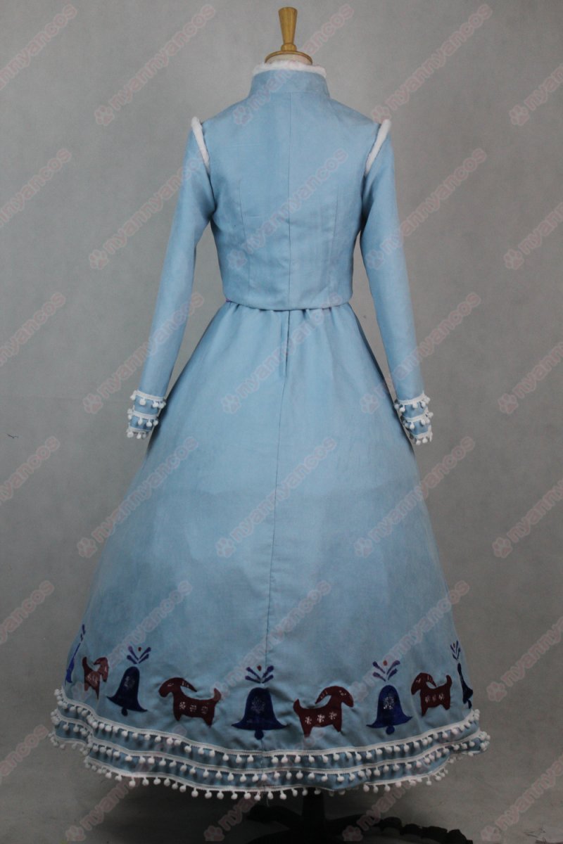 画像4: 高品質 実物撮影 アナ Anna FROZEN アナと雪の女王 アナ雪 家族の思い出 風 コスプレ衣装 コスチューム オーダーメイド (4)