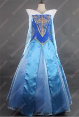 画像5: 高品質 実物撮影 オーロラ姫 眠り姫 プリンセス ドレス 眠れる森の美女  ハロウィン お姫様 風 コスプレ衣装 コスチューム オーダーメイド (5)