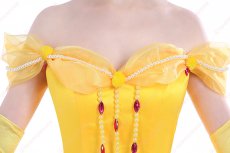 画像5: 高品質 実物撮影 ベル 美女と野獣 プリンセス ドレス ハロウィン お姫様 風 コスプレ衣装 コスチューム オーダーメイド (5)