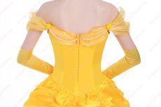 画像7: 高品質 実物撮影 ベル 美女と野獣 プリンセス ドレス ハロウィン お姫様 風 コスプレ衣装 コスチューム オーダーメイド (7)
