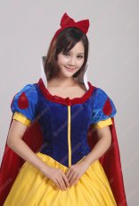 画像6: 高品質 実物撮影 白雪姫  プリンセス ドレス  ハロウィン お姫様 風 コスプレ衣装 コスチューム オーダーメイド (6)