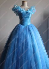 画像2: 高品質 実物撮影 シンデレラ Cinderella プリンセス ドレス ハロウィン お姫様 風 コスプレ衣装 コスチューム オーダーメイド (2)