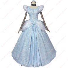 画像1: 高品質 実物撮影 シンデレラ Cinderella プリンセス ドレス ハロウィン お姫様 風 コスプレ衣装 コスチューム オーダーメイド (1)