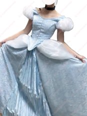 画像2: 高品質 実物撮影 シンデレラ Cinderella プリンセス ドレス ハロウィン お姫様 風 コスプレ衣装 コスチューム オーダーメイド (2)