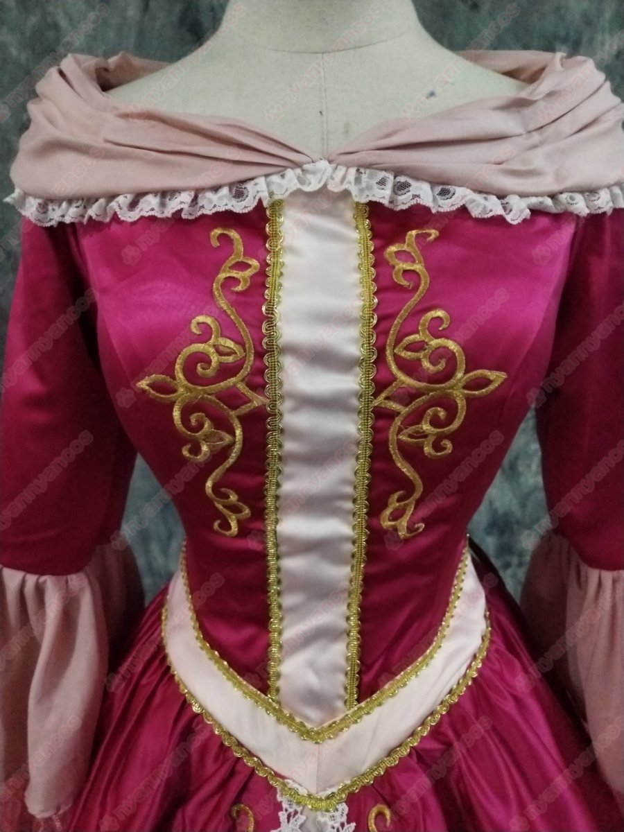 画像6: 高品質 実物撮影 ベル 美女と野獣 プリンセス ドレス ハロウィン お姫様 風 コスプレ衣装 コスチューム オーダーメイド (6)