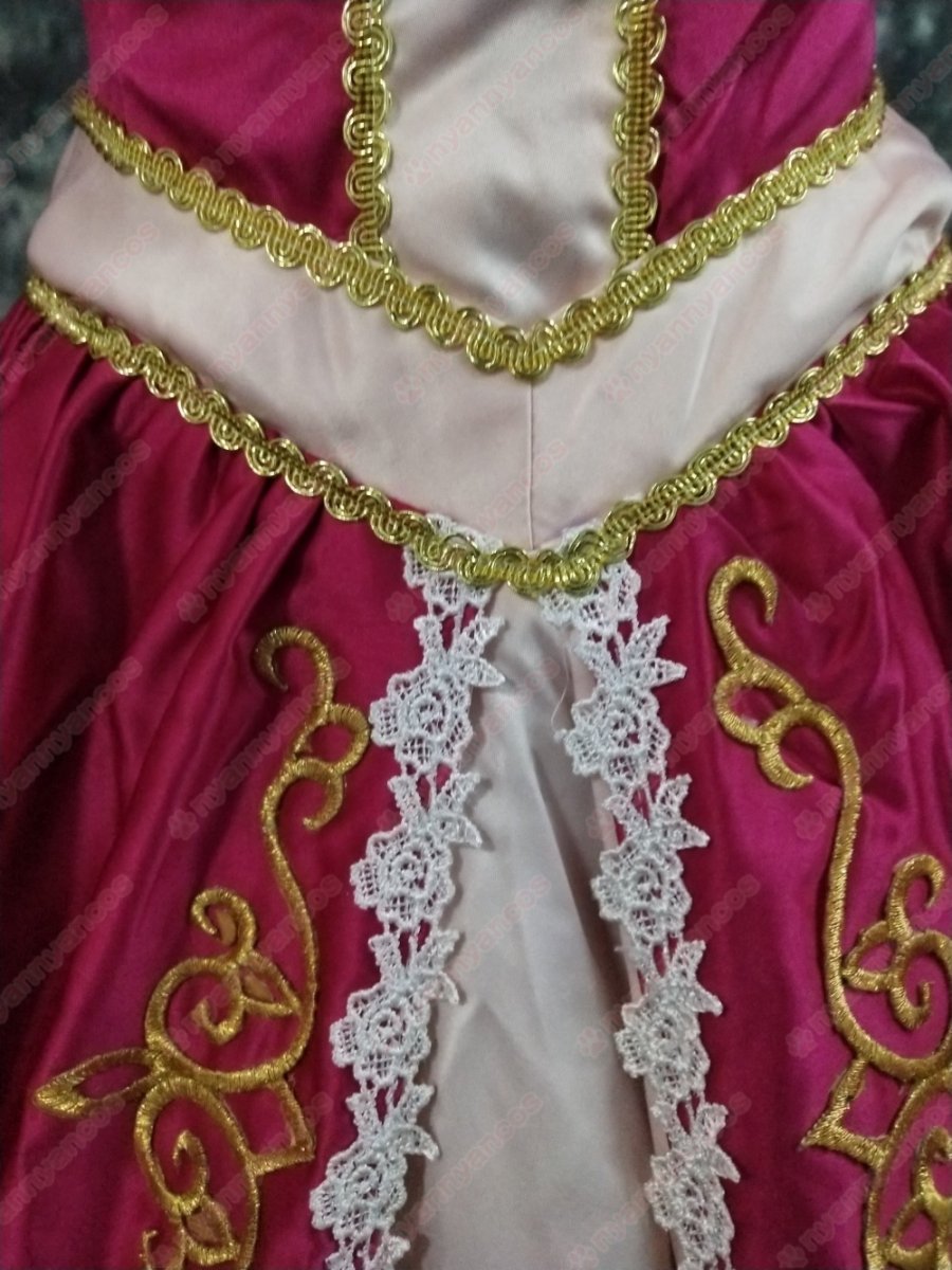 画像7: 高品質 実物撮影 ベル 美女と野獣 プリンセス ドレス ハロウィン お姫様 風 コスプレ衣装 コスチューム オーダーメイド (7)