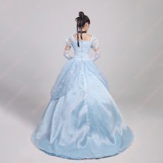 画像2: 高品質 実物撮影 シンデレラ Cinderella プリンセス ドレス ハロウィン お姫様 風 コスプレ衣装 コスチューム オーダーメイド (2)