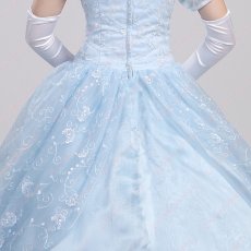 画像4: 高品質 実物撮影 シンデレラ Cinderella プリンセス ドレス ハロウィン お姫様 風 コスプレ衣装 コスチューム オーダーメイド (4)