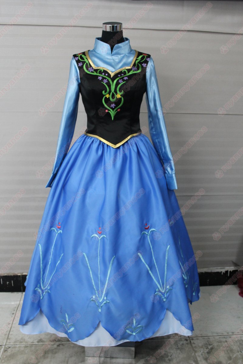 画像2: 高品質 実物撮影 アナ Anna FROZEN アナと雪の女王 アナ雪 風 コスプレ衣装 コスチューム オーダーメイド (2)