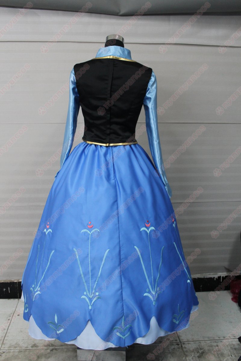 画像3: 高品質 実物撮影 アナ Anna FROZEN アナと雪の女王 アナ雪 風 コスプレ衣装 コスチューム オーダーメイド (3)