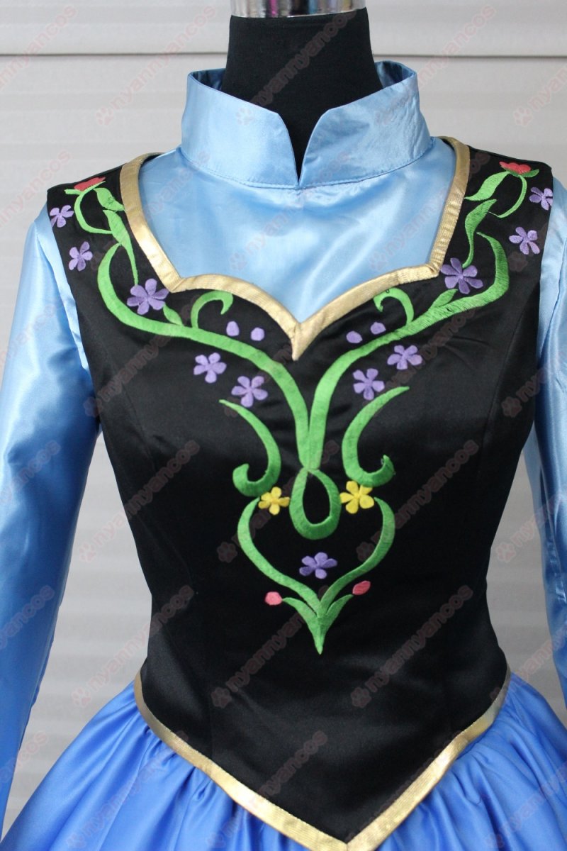 画像5: 高品質 実物撮影 アナ Anna FROZEN アナと雪の女王 アナ雪 風 コスプレ衣装 コスチューム オーダーメイド (5)