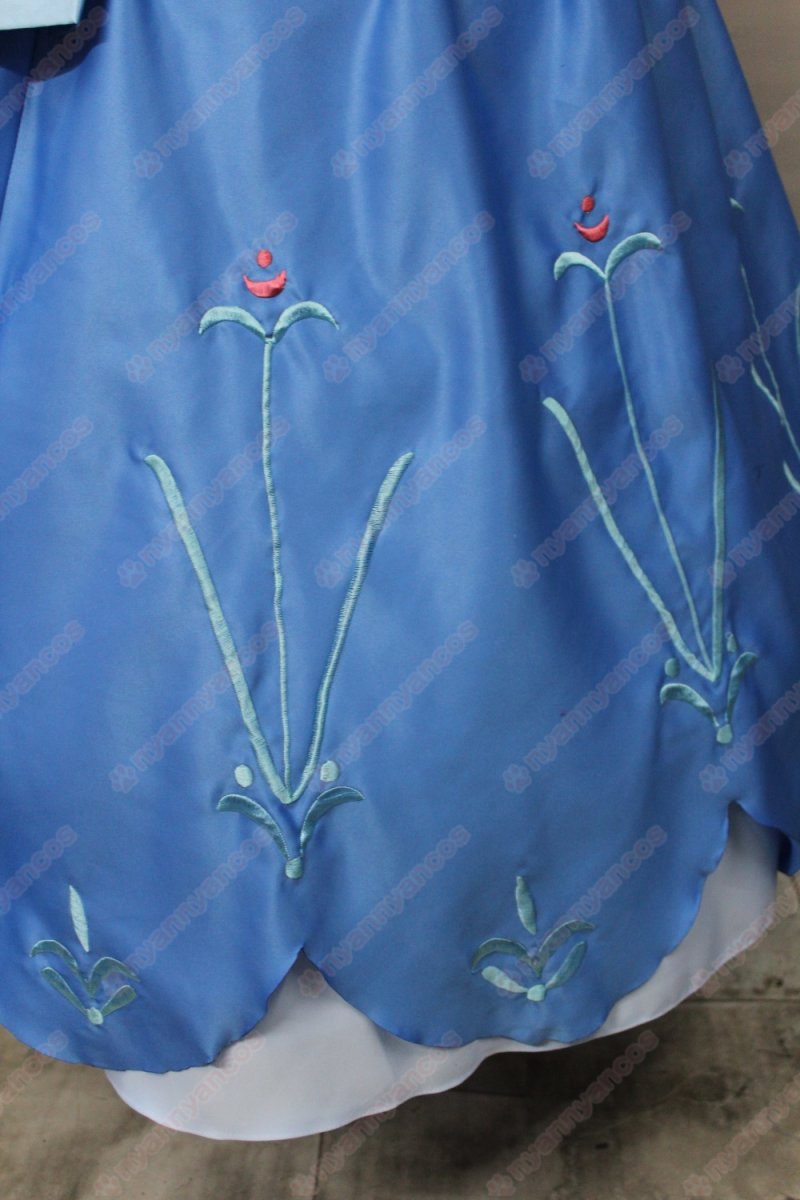 画像6: 高品質 実物撮影 アナ Anna FROZEN アナと雪の女王 アナ雪 風 コスプレ衣装 コスチューム オーダーメイド (6)