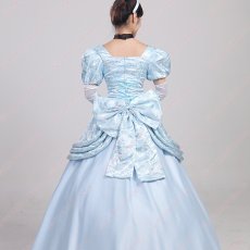 画像2: 高品質 実物撮影 シンデレラ Cinderella プリンセス ドレス ハロウィン お姫様 風 コスプレ衣装 コスチューム オーダーメイド (2)