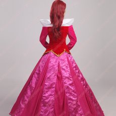 画像3: 高品質 実物撮影 オーロラ姫 眠り姫 プリンセス ドレス 眠れる森の美女  ハロウィン お姫様 風 コスプレ衣装 コスチューム オーダーメイド (3)