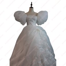 画像4: 高品質 実物撮影 ジゼル Enchanted 魔法にかけられて ハロウィン お姫様 風 コスプレ衣装 コスチューム オーダーメイド (4)