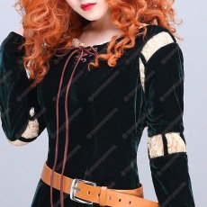 画像4: 高品質 実物撮影 メリダ プリンセス メリダとおそろしの森 Brave ハロウィン お姫様 風 コスプレ衣装 コスチューム オーダーメイド (4)