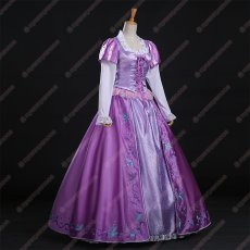 画像1: 高品質 実物撮影 ラプンツェル Rapunzel Tangled 塔の上のラプンツェル ハロウィン お姫様 風 コスプレ衣装 コスチューム オーダーメイド (1)