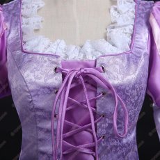 画像3: 高品質 実物撮影 ラプンツェル Rapunzel Tangled 塔の上のラプンツェル ハロウィン お姫様 風 コスプレ衣装 コスチューム オーダーメイド (3)