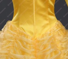 画像7: 高品質 実物撮影 ベル 美女と野獣 プリンセス ドレス ハロウィン お姫様 風 コスプレ衣装 コスチューム オーダーメイド (7)
