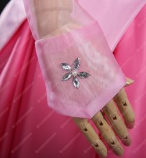 画像9: 高品質 実物撮影 オーロラ姫 眠り姫 プリンセス ドレス 眠れる森の美女  ハロウィン お姫様 風 コスプレ衣装 コスチューム オーダーメイド (9)