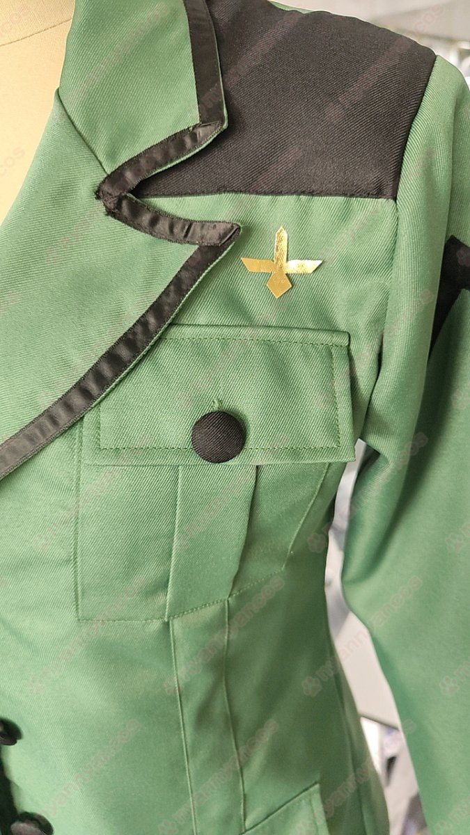 画像4: コモリ少尉 エグザベ・オリベ ガンダム ジークアクス  機動戦士Gundam GQuuuuuuX 風 ジャケット コスプレ衣装 コスチューム オーダーメイド (4)