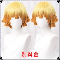 画像6: 高品質 実物撮影 鬼滅の刃 我妻善逸 風  コスプレ衣装 コスチューム (6)